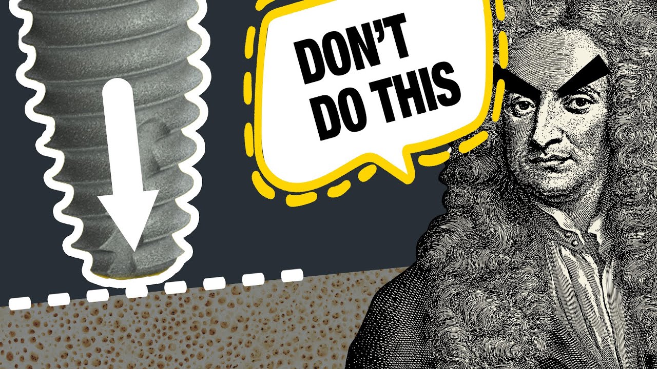 This is why you should NEVER push on a dental implant