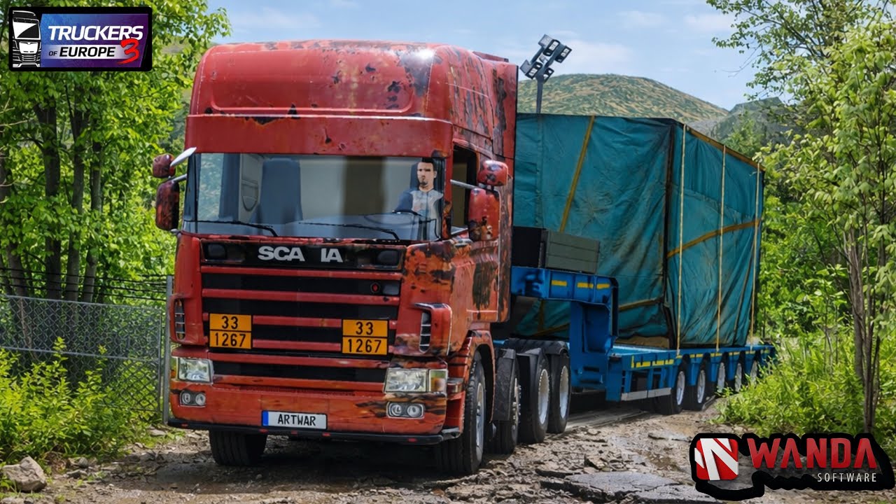 Damaged Scania quarry offroad | Truckers of Europe 3 realistic HD gameplay 