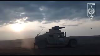 TOW-Missile-Mounted HMMWV/Humvee Hits Russian Vehicle