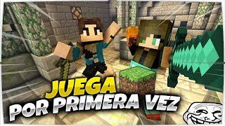 😱😂 MI PRIMA JUEGA A MINECRAFT POR PRIMERA VEZ | #1