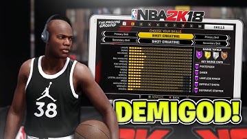 THE NEW DEMIGOD BUILD - BEST POINT GUARD BUILD IN THE GAME - NBA 2K18
