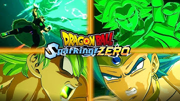 All SUPER & DBZ Broly Transformations, Super & Ultimate Attack - Dragon Ball Sparking Zero