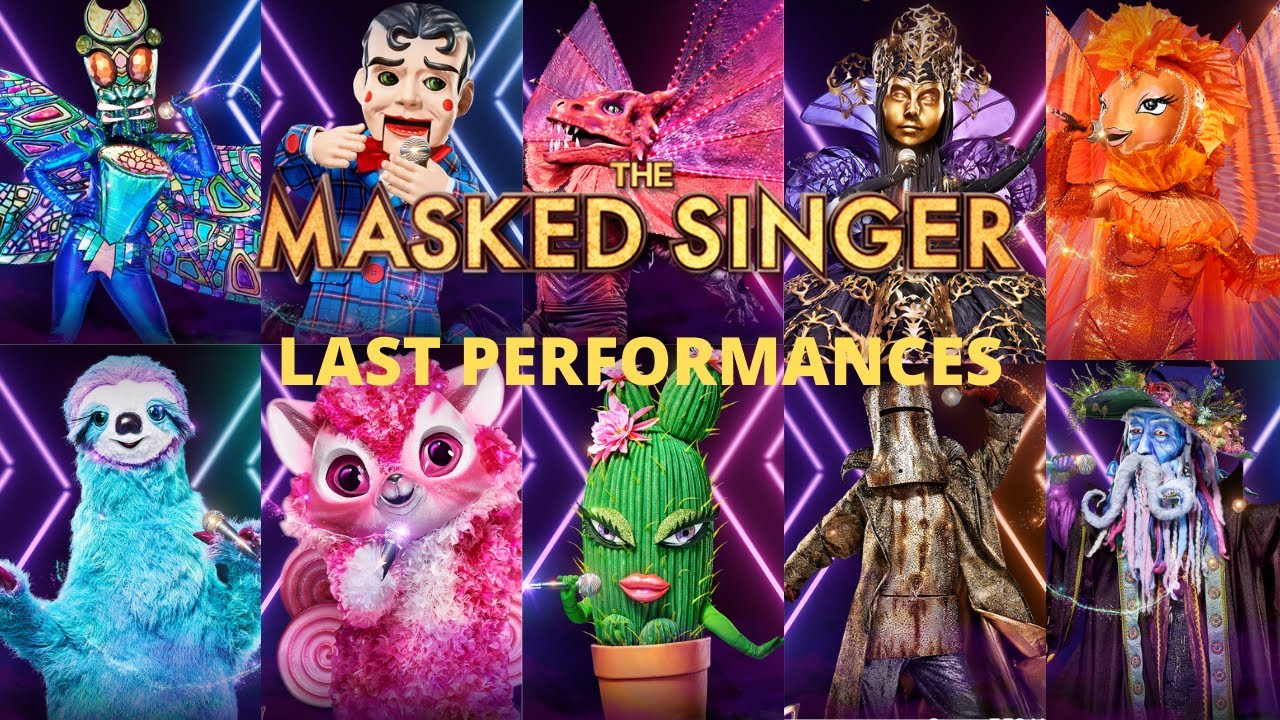 ALL OF THE MASK'S LAST PERFORMANCE The Masked Singer AU YouTube