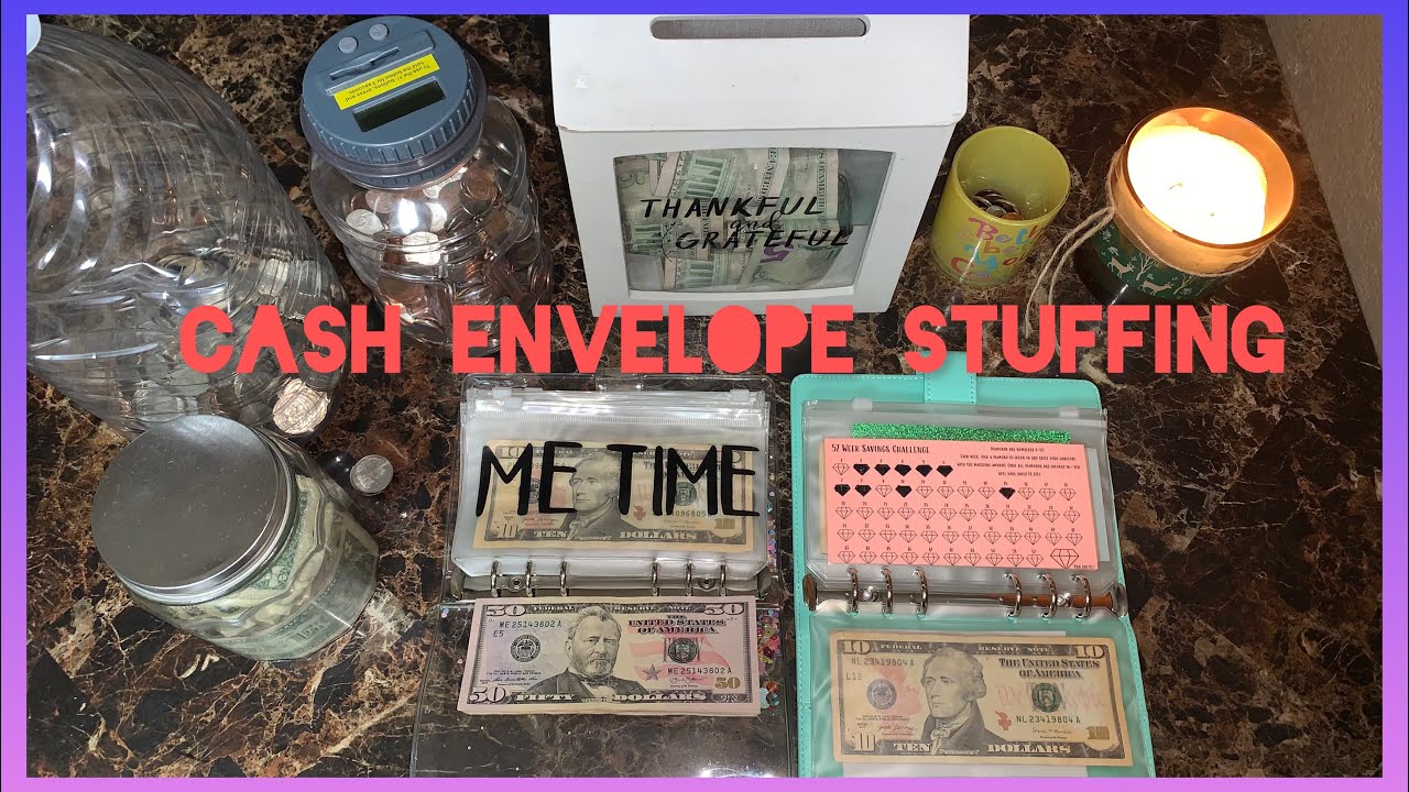 Cash Envelope Stuffing | Sinking Funds | Savings Challenges | 