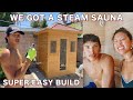 WE BUILT A STEAM SAUNA: WEEKLY VLOG 2 // Christine Le