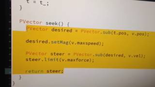Steering Behaviours: Seek and Flee
