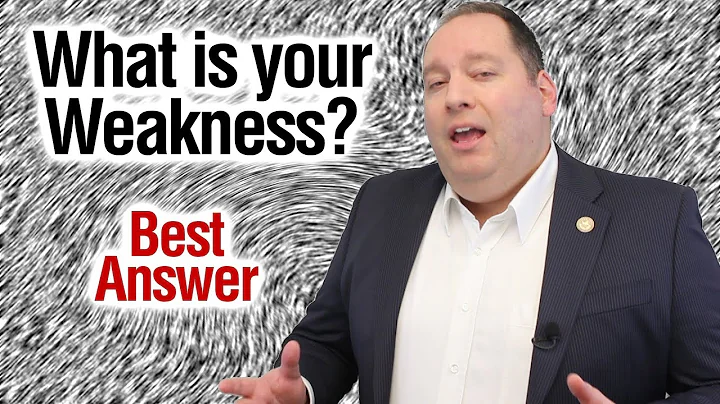 What is your Weakness? | Best Answer (from former CEO) - DayDayNews