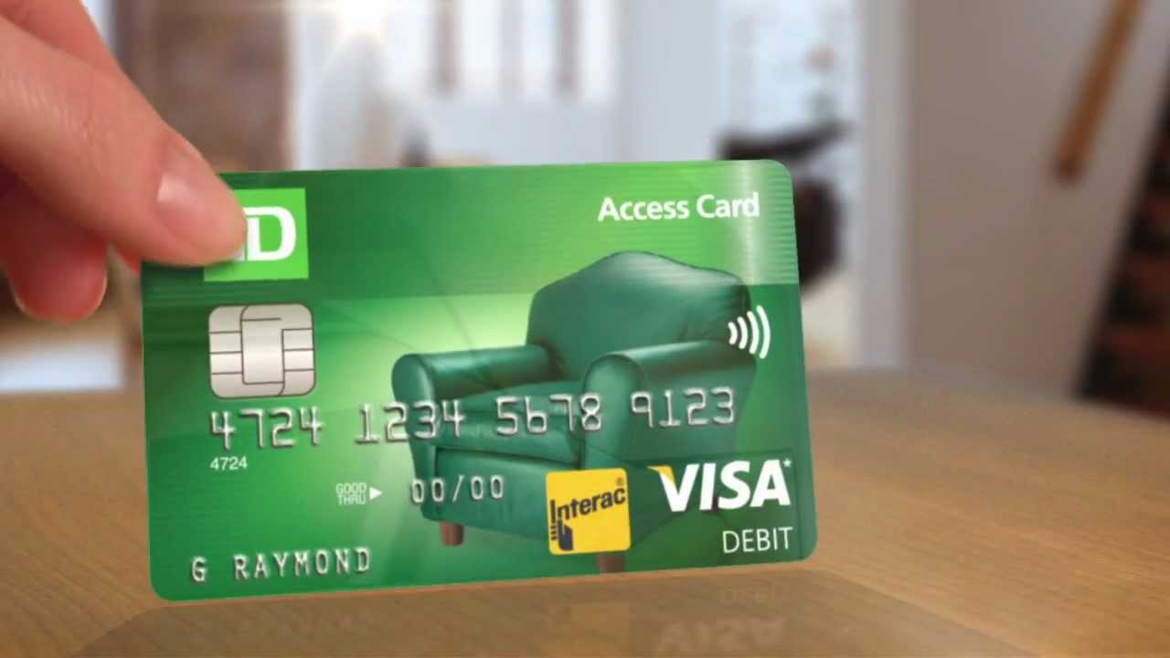 A Debit Card With Benefits: TD Access Card - TD Bank Canada - YouTube