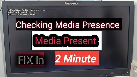 How To Fix Checking Media Presence In Window 10/11|How To Fix Checking Media Present|Start Over IPv4