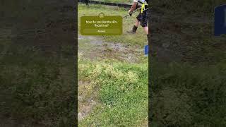 Ryobi carbon trimmer IN ACTION