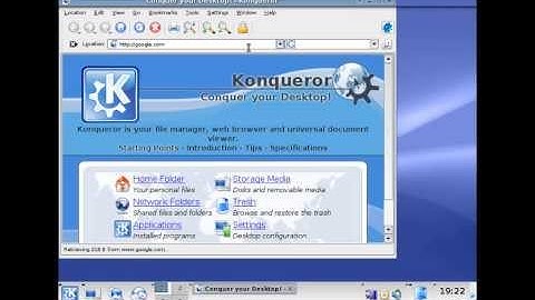 History of GNU/Linux - Kubuntu 5.04 (Live CD)
