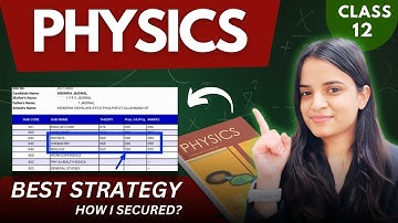 Score 100/100 in Physics🔥CBSE Class 12th LAST DAYS STRATEGY FOR PHYSICS 👍🏻Best tips with Notes!