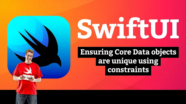 (OLD) Ensuring Core Data objects are unique using constraints – Core Data SwiftUI Tutorial 4/7