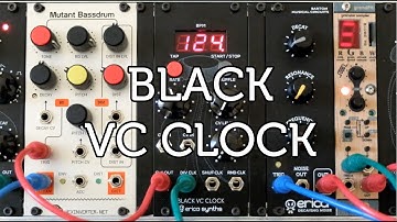 Erica Synths Black VC Clock overview