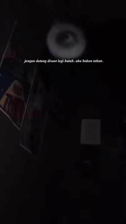 jangan datang saat butuh