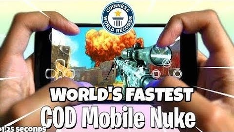 NEW WORLD RECORD FASTEST NUKE IN CALL OF DUTY MOBILE (COD MOBILE)