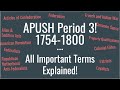 Apush period 3 key terms explained