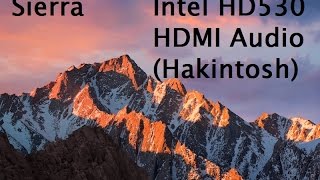 Hakintosh sierra 10.12. HDMI Audio enable Hakintosh sierra 10.12. HDMI Audio enable