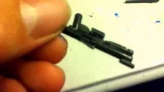 Lego Star Wars tutorial: DC-15 Blaster