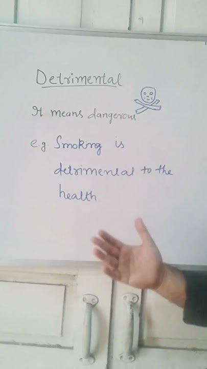 detrimental-meaning-youtube
