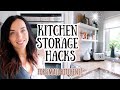 STORAGE HACKS FOR SMALL KITCHENS! | KITCHEN ORGANISATION IDEAS | EILIDH WELLS