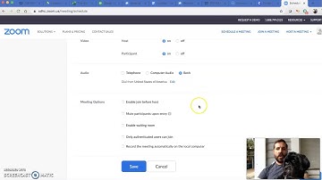 How to Add/Change Password and Settings for Zoom Meetings