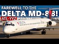 FLYING A 29-YEAR-OLD MD-88! The End of an Era at Delta Air Lines