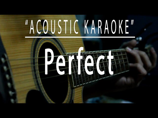 Perfect - Acoustic karaoke (Ed Sheeran) class=
