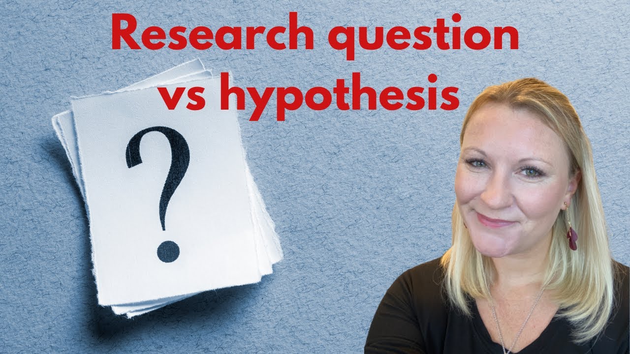 what are differences between hypothesis and research question