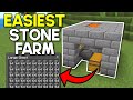 Easiest minecraft 120 stonecobblestone farm