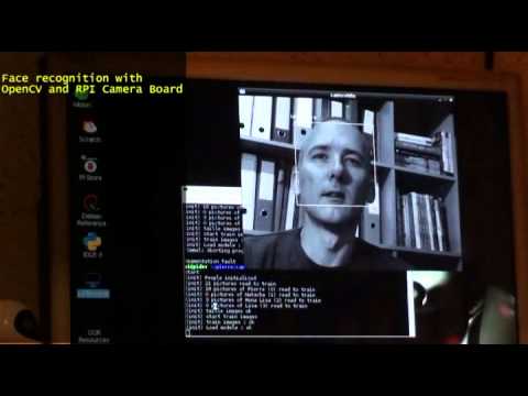 Rasperry Pi Camera Board with OpenCV : Face recognition