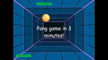 Scratch tutorial | Make a pong game for beginners in 3 mins!