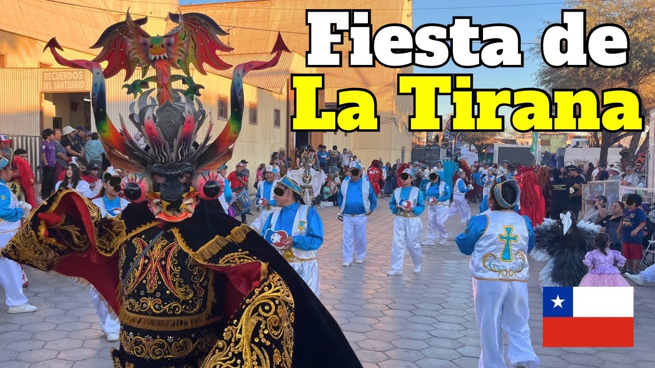 Así es la gran FIESTA DE LA TIRANA, norte de CHILE 🇨🇱👹⛪️🌵