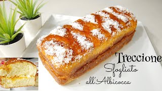 TRECCIONE SFOGLIATO ALL’ALBICOCCA con sfogliatura al Cocco ? APRICOT BRIOCHE