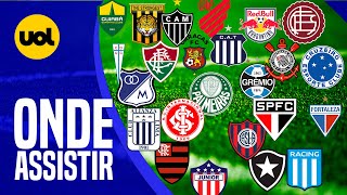 🔴 ONDE ASSISTIR AO VIVO AOS JOGOS DA LIBERTADORES, COPA SUL-AMERICANA E TOTTENHAM X MANCHESTER CITY