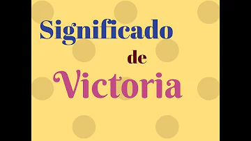 ¿Qué color significa victoria?