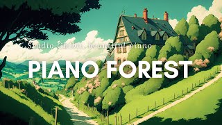 [] Ghibli studio Piano for sleep 3hours /relaxing, relief, studying, healing