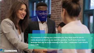 Make the most of negotiating salary and benefits package