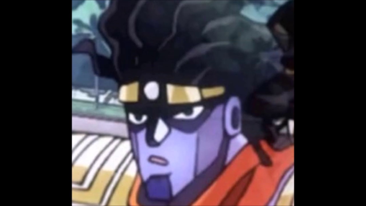 ave maria playing over a low quality image of star platinum - YouTube