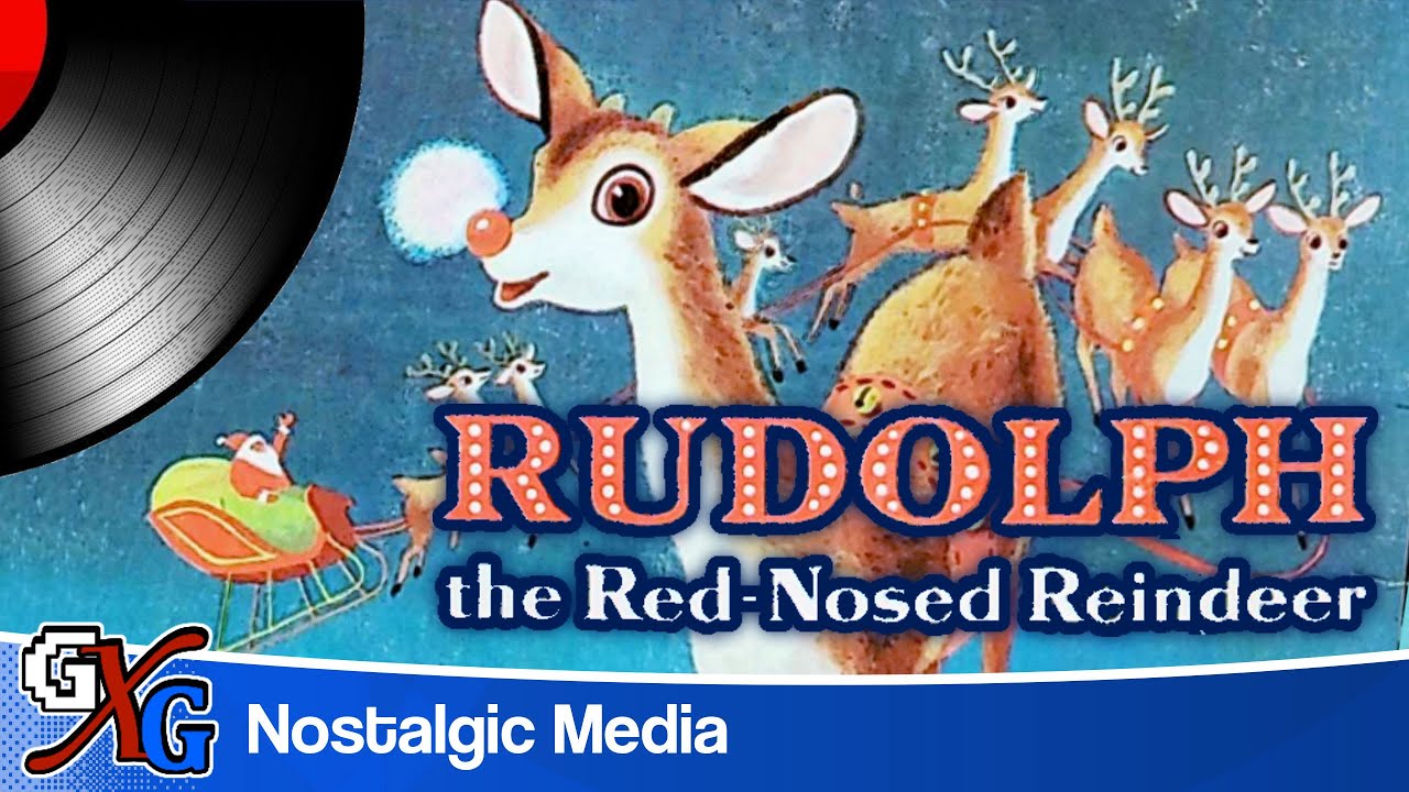 Rudolph The Red Nosed Reindeer - 1976 Disneyland Book & Record | Full Story!