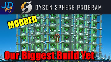 Warpers and Green Cubes on a Industrial scale 🪐 MODDED Dyson Sphere Program EP19 🌌 Lets Play