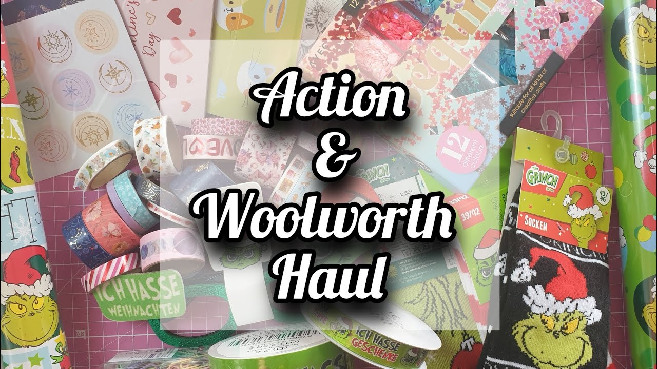 Action & Woolworth Haul* NEU NEU NEU Washitape* The Grinch