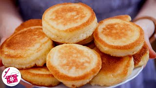 WITHOUT FLOUR, like fluff!🥰 FLUFFY PANCAKES like buns Recipe for a MILLION! The pancakes turn out..