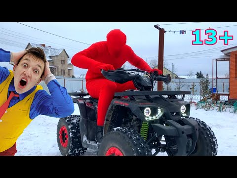 Magical Portal & Mr. Joe on Super Car Lancer 10 & Red Man 13+