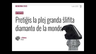 La plej granda diamanto de la mondo