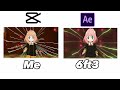 Capcut vs after effects isadivanime vs 6ft3