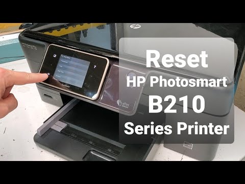 HP Photosmart Plus B210a பிரிண்டர் B210 அணுகல் ரகசிய மெனுவை மீட்டமை