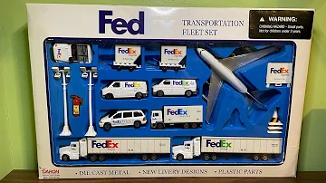 *RARE* FedEx A380 Transportation Fleet Set Daron Realtoy Review