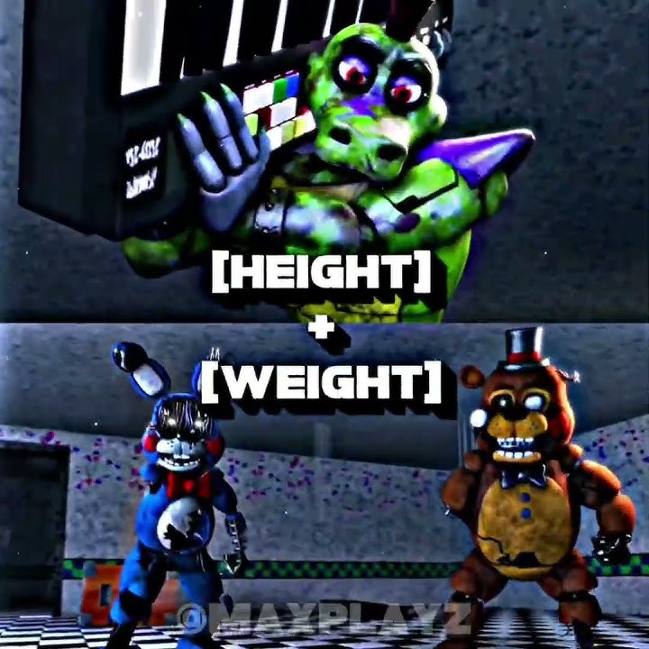 Not Cucumber 🥒 on X: In my headcanon Withered Freddy is not bigger than  Toy Freddy, actually Toy Freddy is biggest one #FNaF   / X