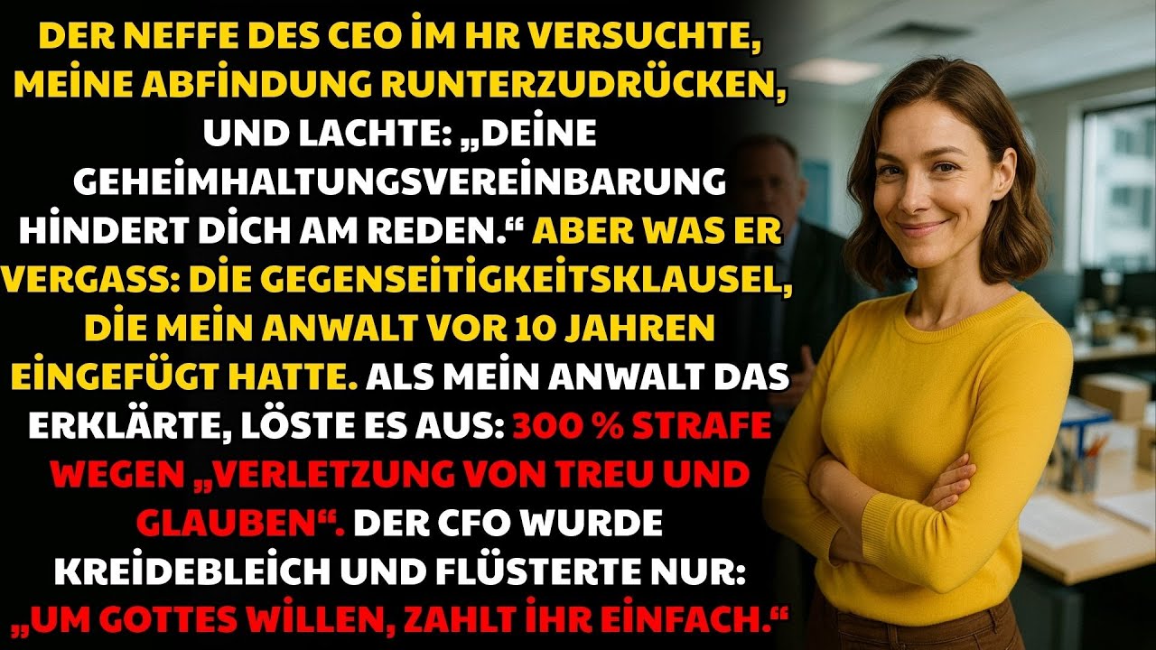 Ich Überlistete den Neffen des CEO – Seine Geheimhaltungsfalle Ging Nach Hinten Los 💼 | #BüroRache
